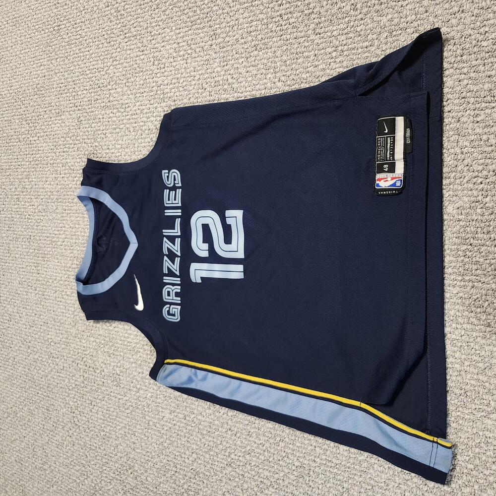 Nike Memphis Grizzlies Ja Morant 12 Jersey Navy Blue Swingman Edition Size Large